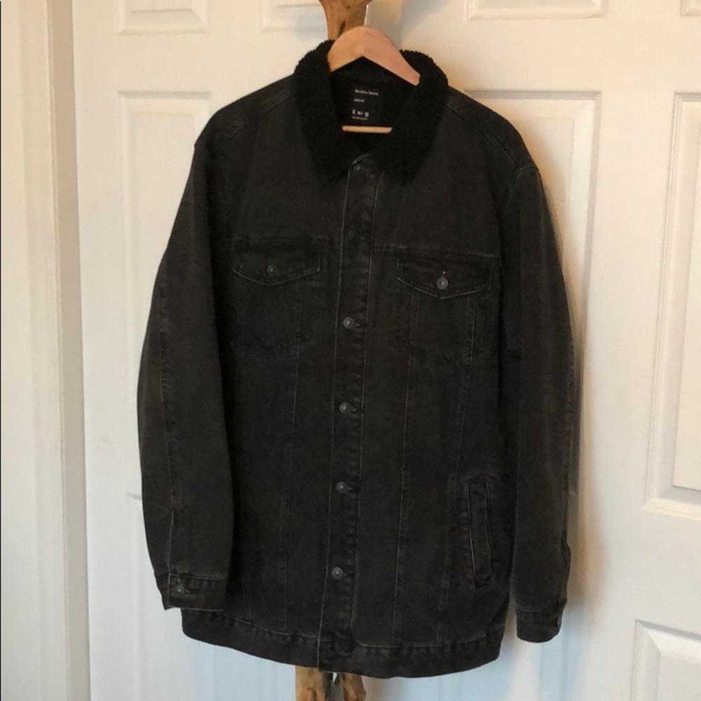 Bershka Denim long fit denim jacket